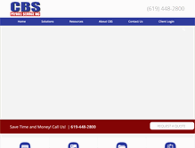 Tablet Screenshot of cbspayrollservice.com
